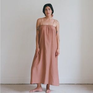 Ozma of California Cotton Silk Frankie Slip (Rosehip) Medium